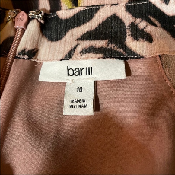 Bar III Zebra Print‎ Chiffon Dress - Picture 12 of 14